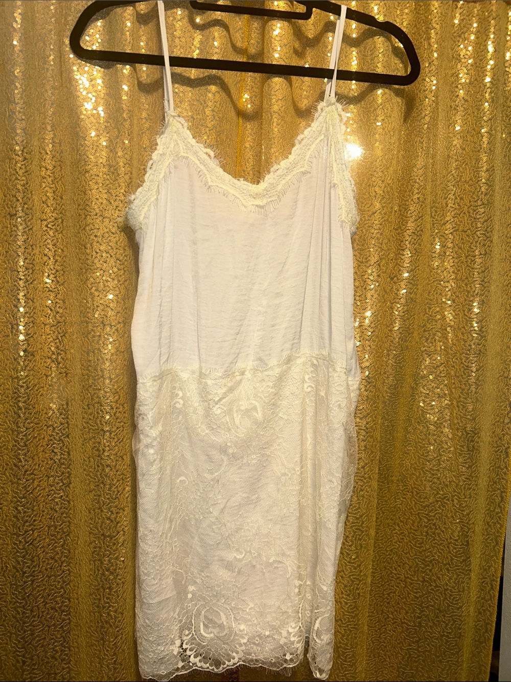 Loyd/ford Lace-Trim White camisole